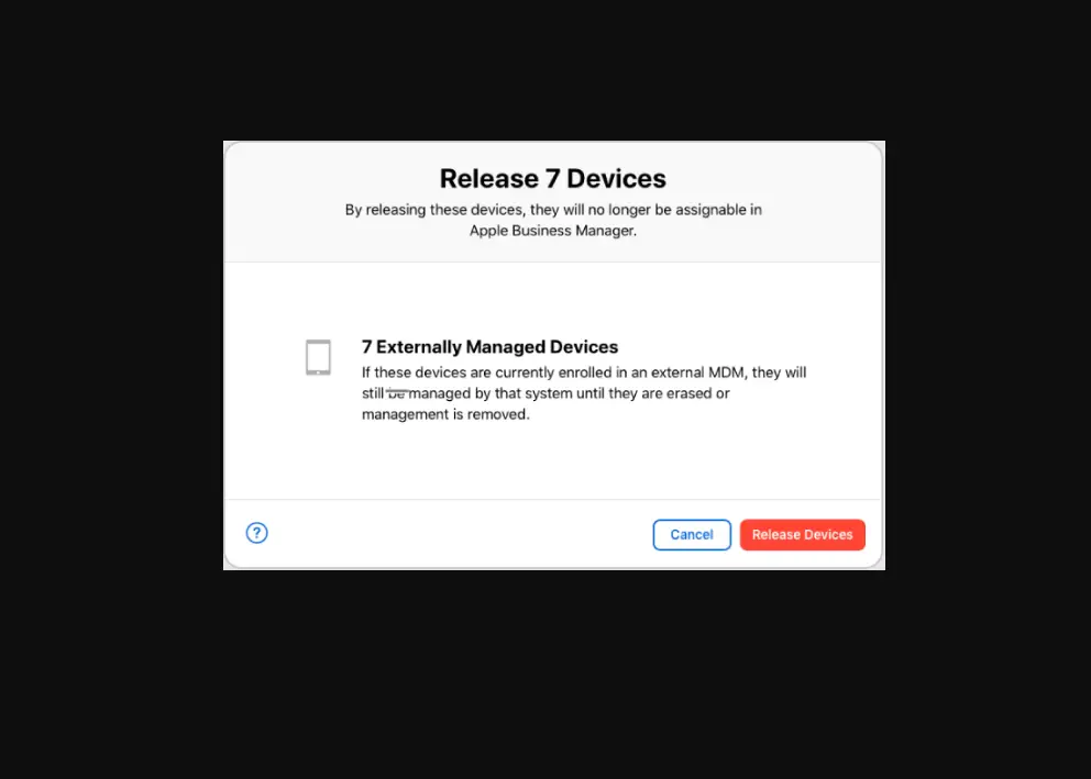 Apple Business Manager Release Notes