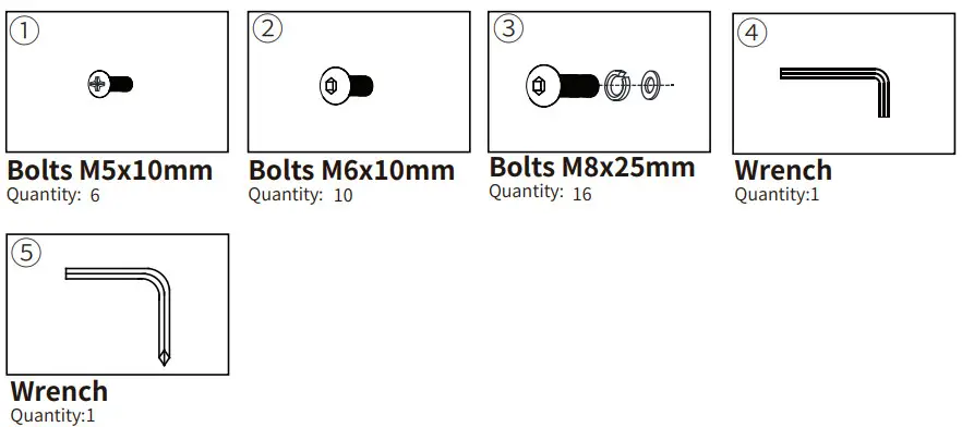 KCREAM 8522 Gaming Chair - PACKAGE LIST2