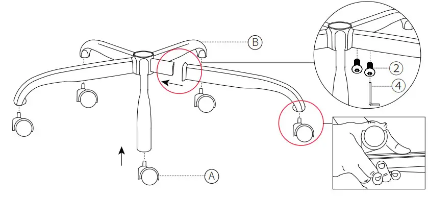 KCREAM 8522 Gaming Chair - STEP 1