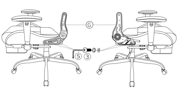 KCREAM 8522 Gaming Chair - STEP 7