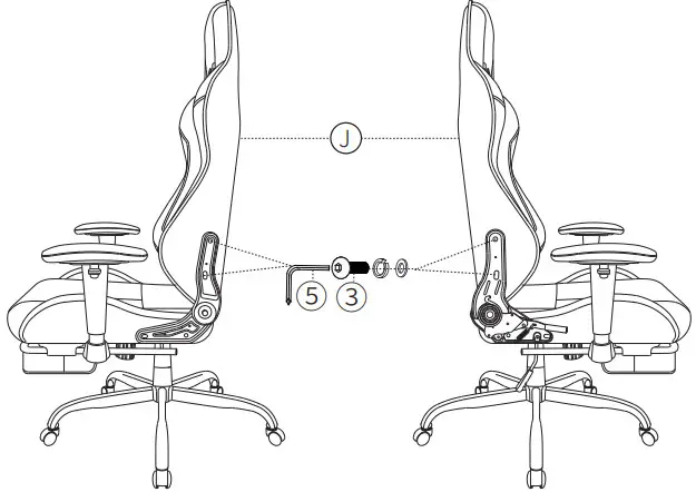 KCREAM 8522 Gaming Chair - STEP 8