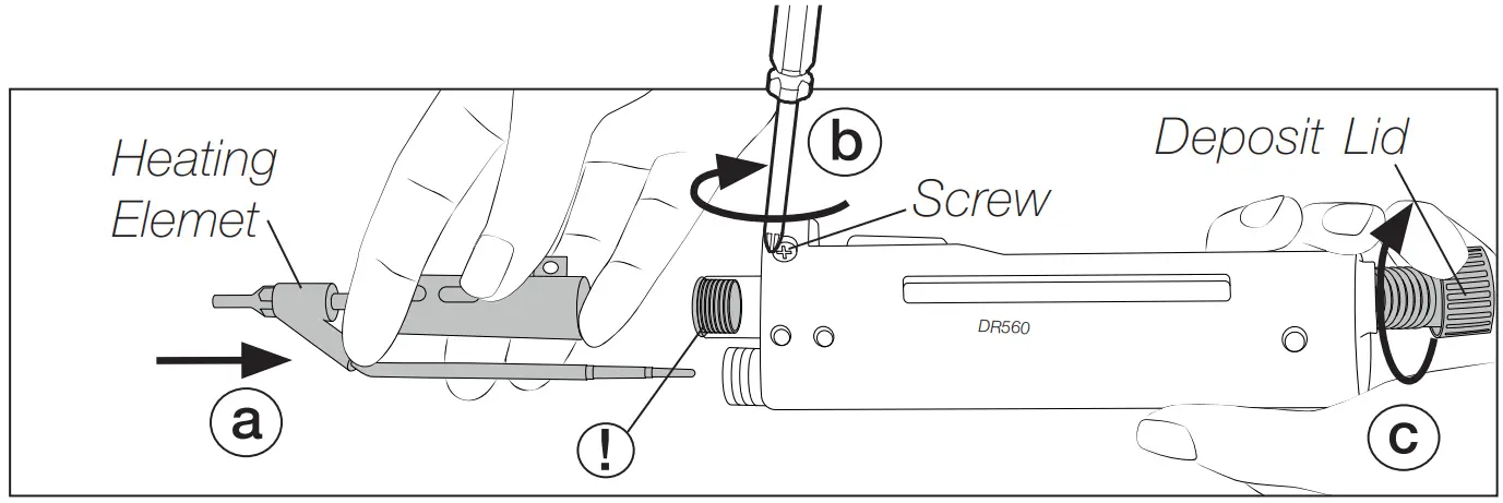 JBC DR560 Heating Element fig 4