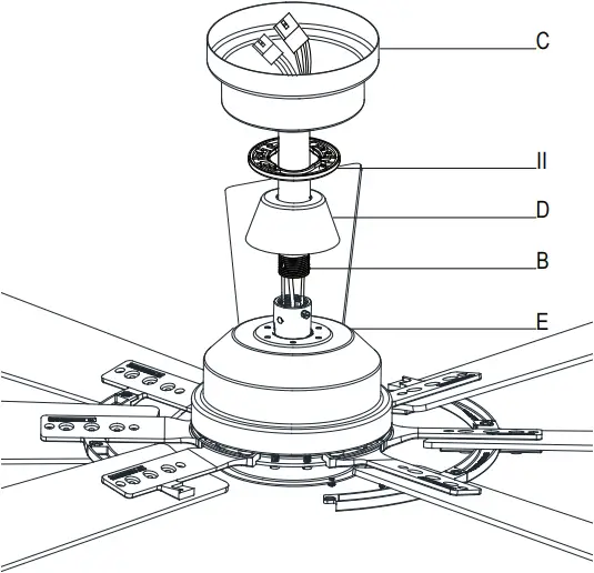 52106 Makenna - Standard Ceiling Mount 2
