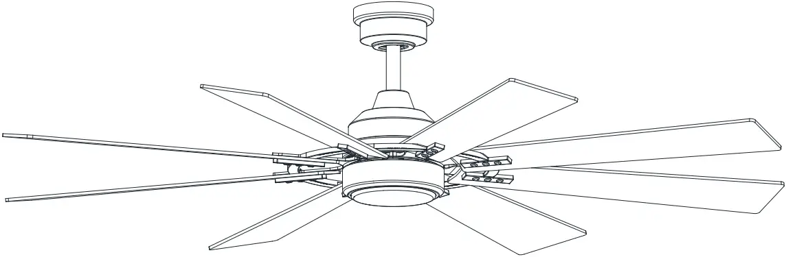 HOME DECORATORS COLLECTION 52106 Makenna 60 Inch Ceiling Fan