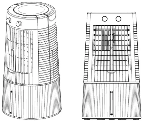 BONAIRE Durango Evaporative Air Cooler - cover