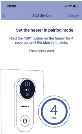 ADAX 62208 WiFi Thermostat-fig7
