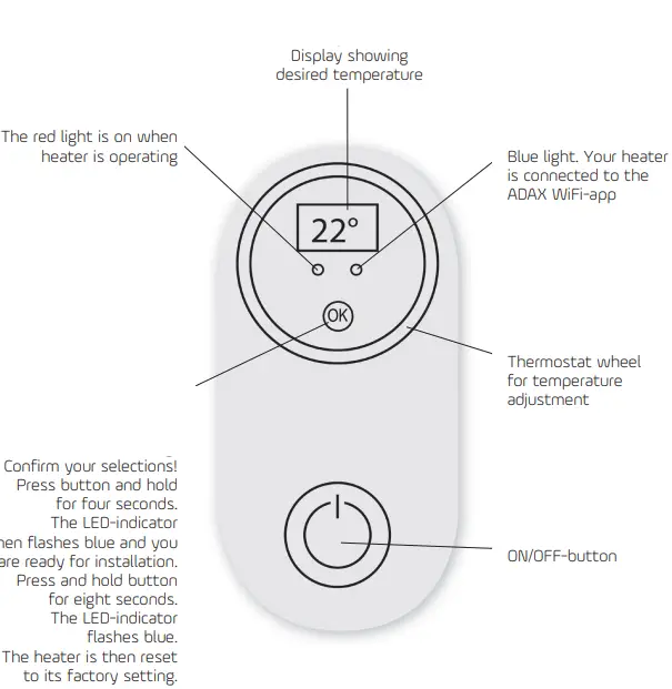 ADAX 62208 WiFi Thermostat-fig8