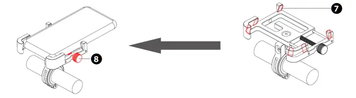 FORCE 45234 Relo Aluminum Handlebar Mobile Phone Holder 3