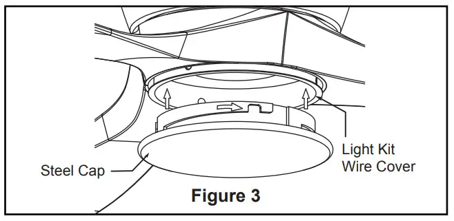 FANIMATION FPS7681MW Klinch 44 Ceiling Fan - light kit 1