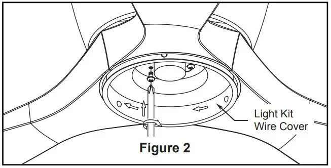 FANIMATION FPS7681MW Klinch 44 Ceiling Fan - steel cap