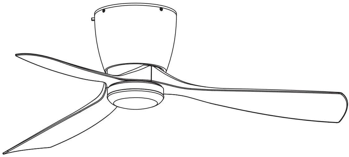 FANIMATION FPS7681MW Klinch 44 Ceiling Fan