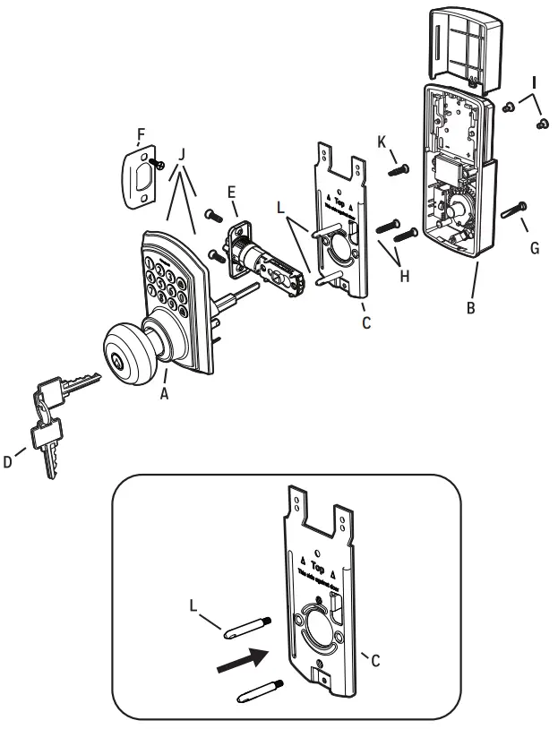 Honeywell 8645001 Digital Keypad Knob - fig 2