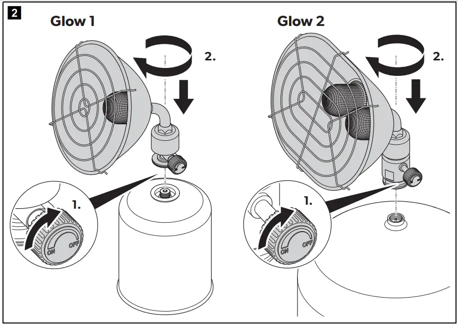 Connecting to a gas container