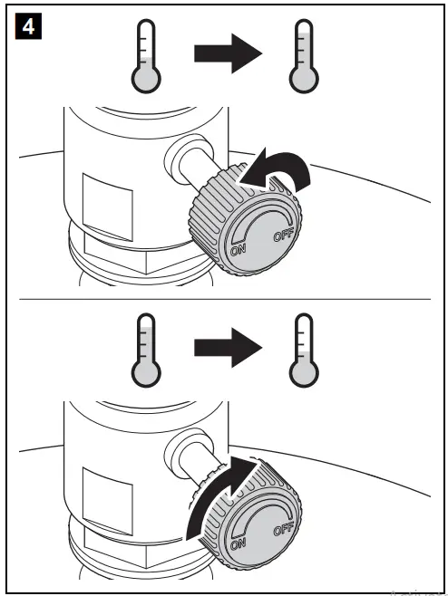 Using the parabolic heater