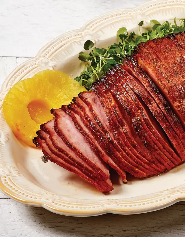 PowerXL Vortex Air Fryer Pro Rottiserie Recipes - Glazed Ham