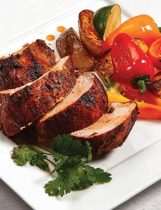 PowerXL Vortex Air Fryer Pro Rottiserie Recipes - Pork