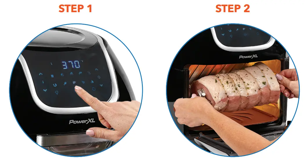 PowerXL Vortex Air Fryer Pro Rottiserie Recipes - step1