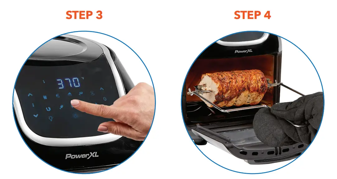 PowerXL Vortex Air Fryer Pro Rottiserie Recipes - step2