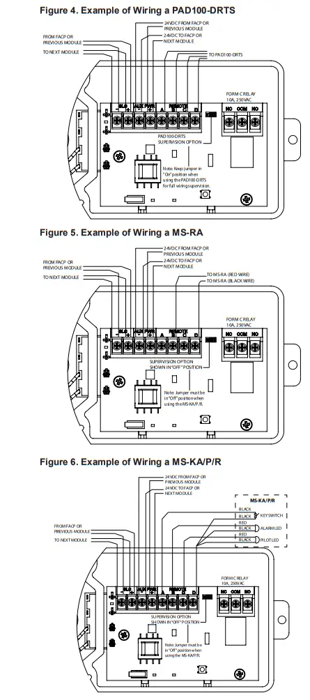 POTTER PAD100 DUCTR Analog Addressable Duct Detector-fig1