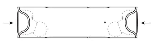 TWS Bluetooth S2 Headset - Power on or off