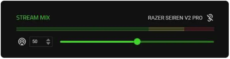 RAZER Seiren V2 Pro Professional Grade USB Microphone - Stream Mix