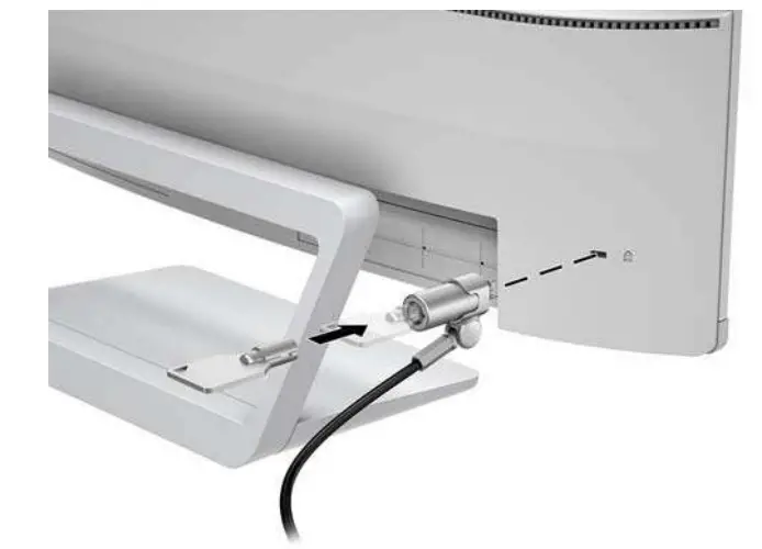 hp Z4N74AA 27 Curved Display Monitor - Installing