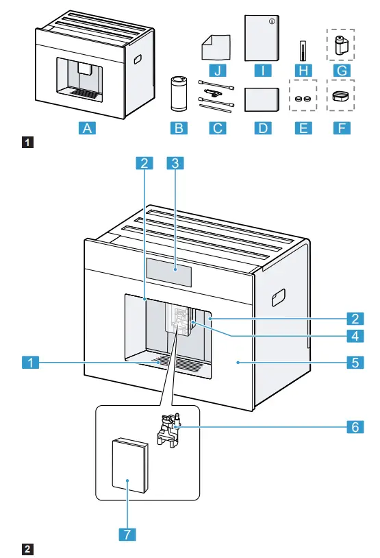SIEMENS CT7 Fully Automatic Espresso Machine - Fig 1