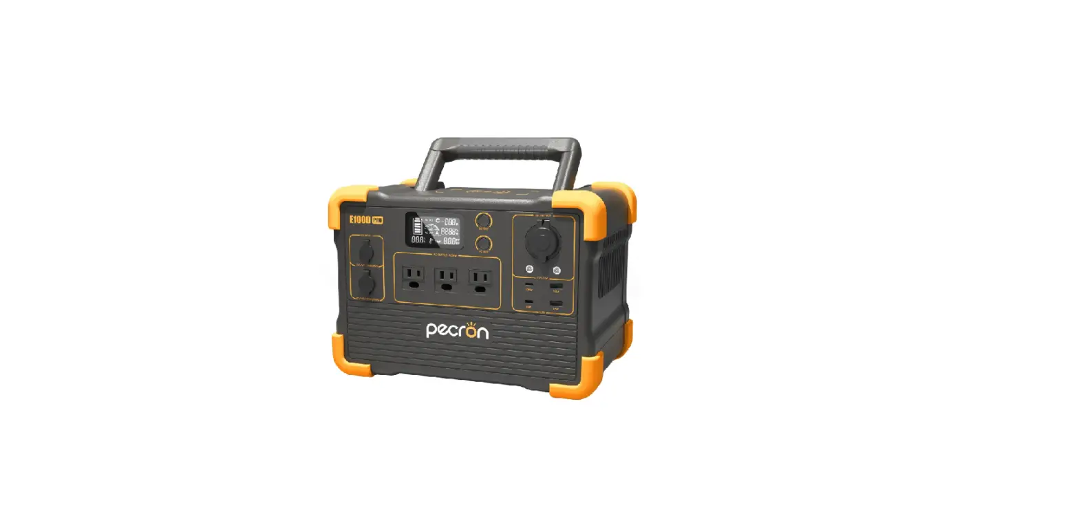 Pecron E1000pro Portable Power Station Solar Generator User Manual