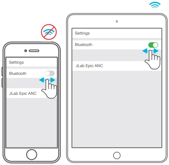 JLAB EBEPICANCRBLK123 Epic ANC Wireless Active Noise Cancelling Earbuds - Fig 14
