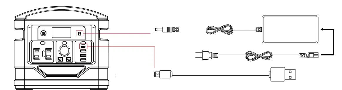 INVERTER BP300-UL Portable Power Station - DC