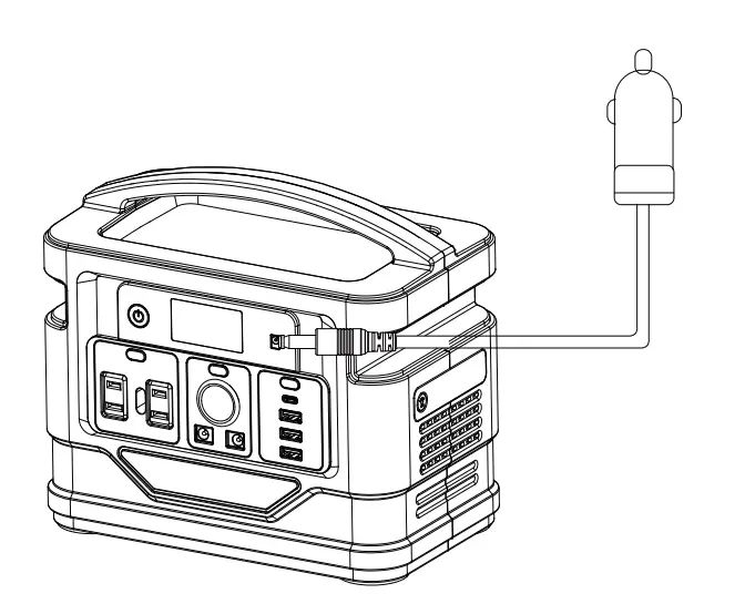 INVERTER BP300-UL Portable Power Station - car