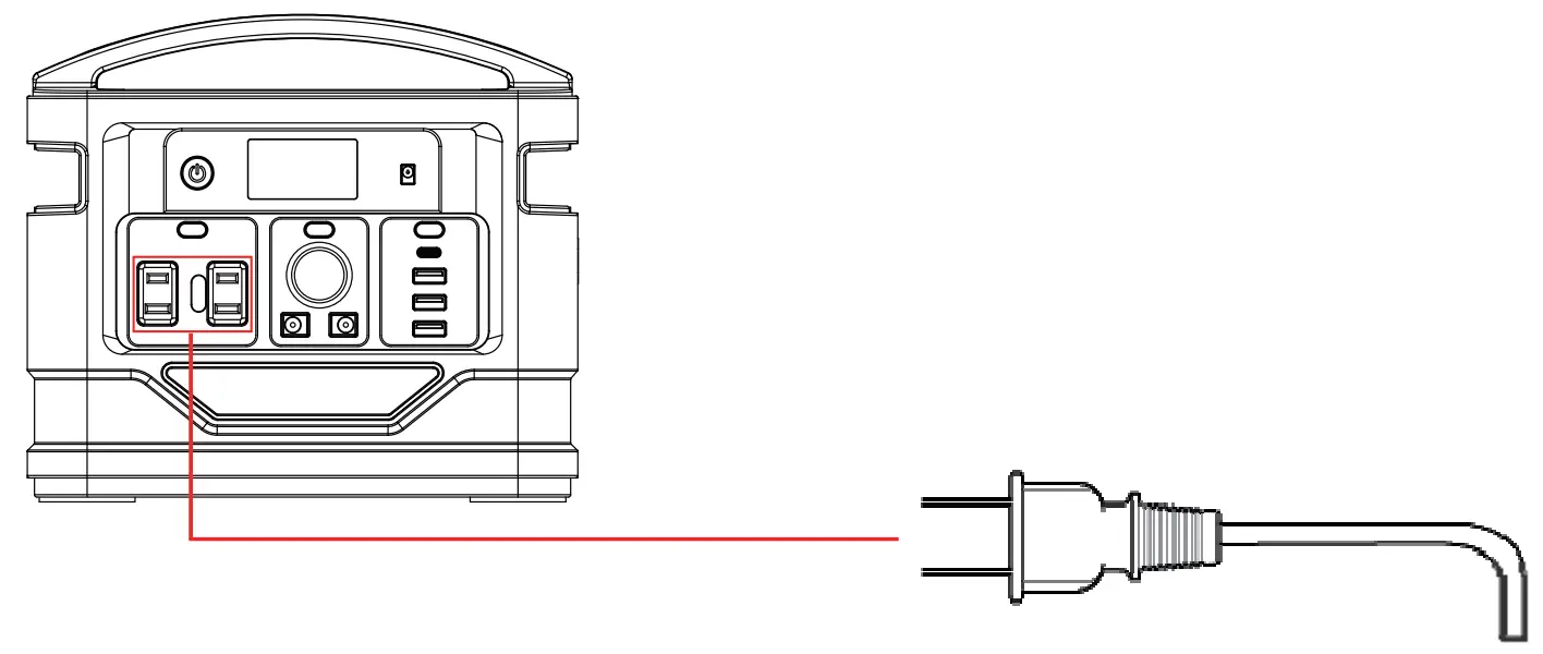INVERTER BP300-UL Portable Power Station - use