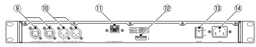 Fostex RM-3DT Active Monitor Speaker - Back