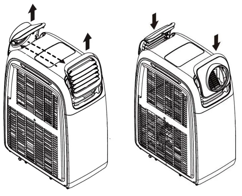 electriQ AIRFLEX15W Portable Air Conditioner-HOSE1