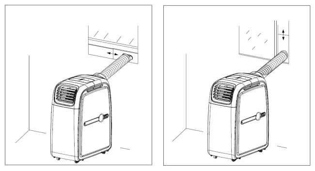 electriQ AIRFLEX15W Portable Air Conditioner-KIT