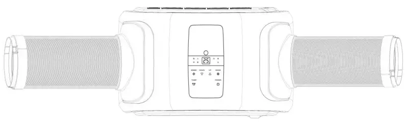 electriQ AIRFLEX15W Portable Air Conditioner-UNIT