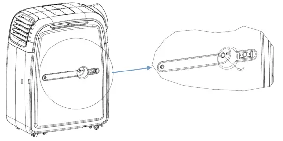 electriQ AIRFLEX15W Portable Air Conditioner- WATER