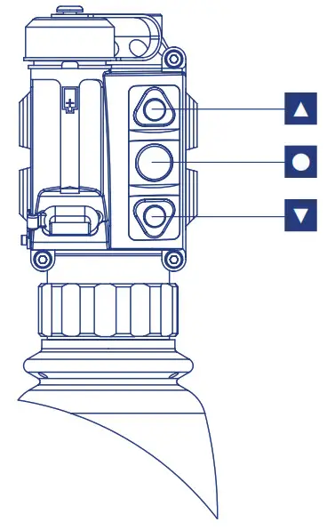 FLIRBREACH Multifunctional Thermal Imaging Monocular - CONTROL PANEL