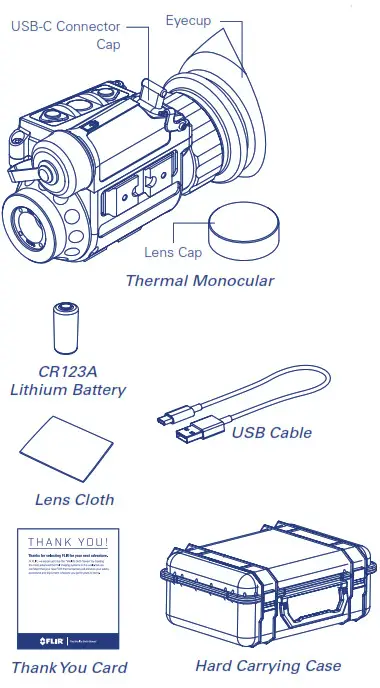 FLIRBREACH Multifunctional Thermal Imaging Monocular - UNPACKING