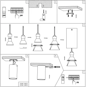V TAC VT 882SQ Spotlight Fitting - fig