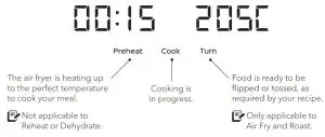 FIG 11 Cooking status