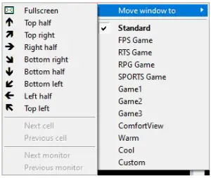 DELL Alienware AW2521HFLA Display Manager -Easy Arrange10