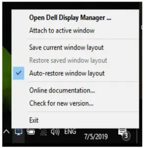 DELL Alienware AW2521HFLA Display Manager -Easy Arrange7