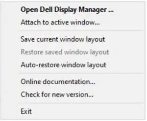 DELL Alienware AW2521HFLA Display Manager -Easy Arrange8