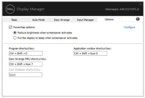 DELL Alienware AW2521HFLA Display Manager -Easy Arrange9