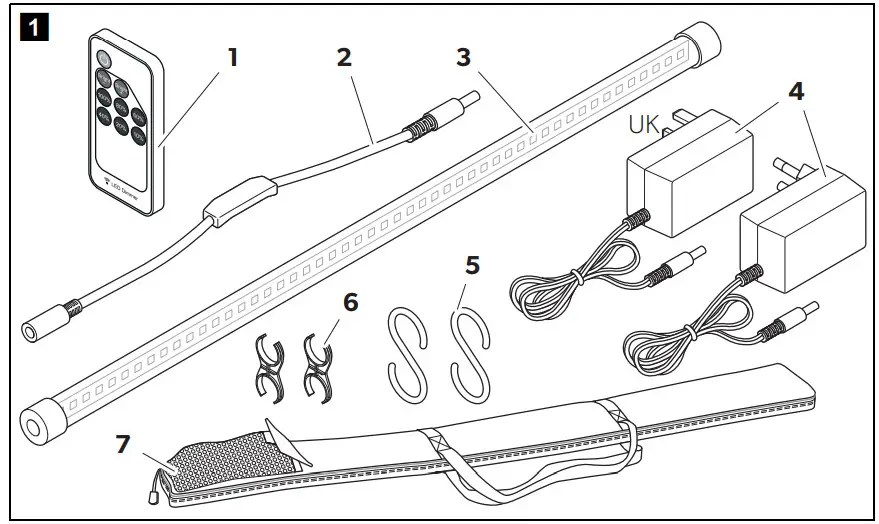 DOMETIC 9120000339 SabreLink150 LED Light- 1