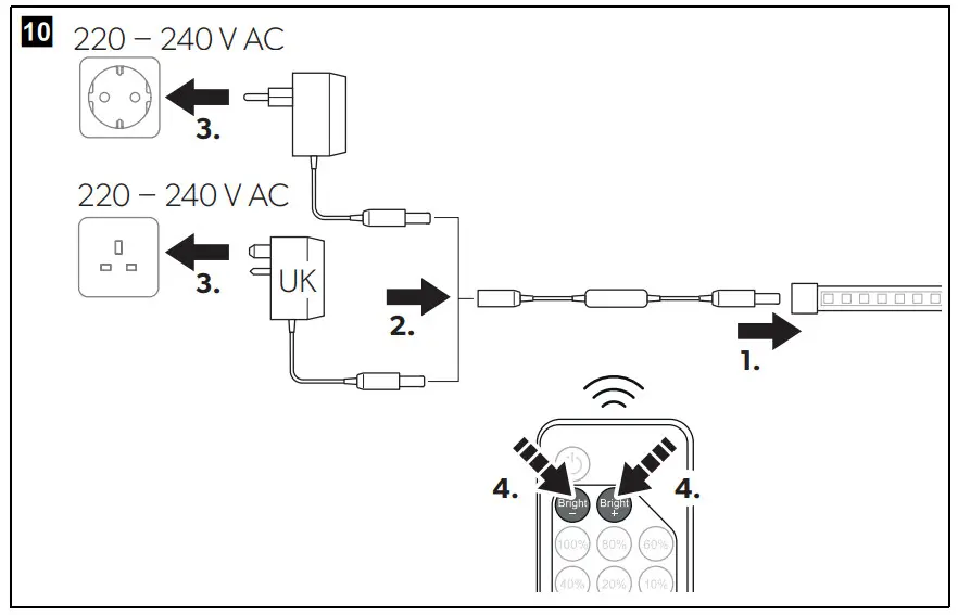 DOMETIC 9120000339 SabreLink150 LED Light- 10