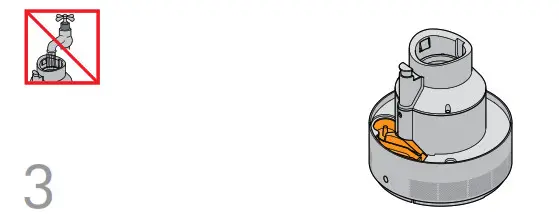 Empty the trough and wipe over all surfaces