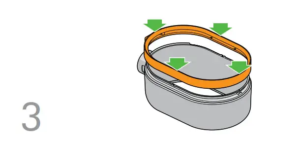 To attach the loop amplifier surround