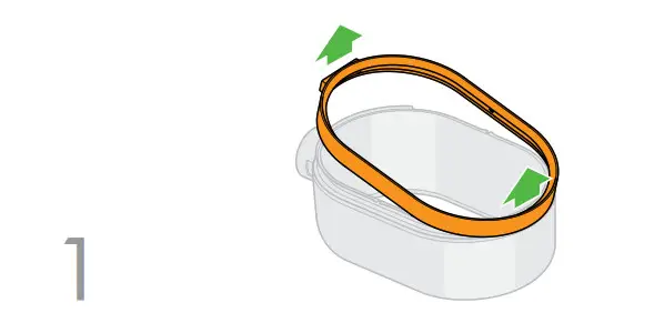 Unclip the loop amplifier surround